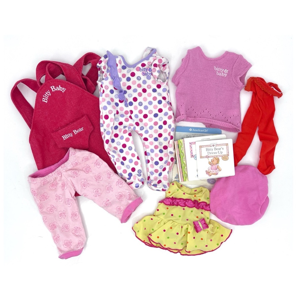 American Girl Bitty Baby‎ clothing book lot